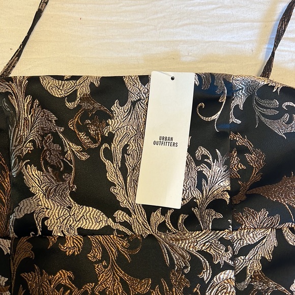 NWT Black Dress with gold details - UO - Picture 3 of 4